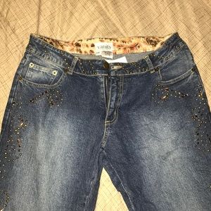 Gorgeous hand beaded jeans